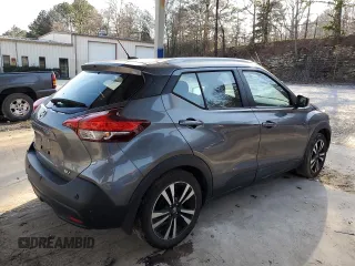 2020 Nissan Kicks SV with VIN 3N1CP5CVXLL567114, listed as a Copart auction lot 48294635 with 57,193 mi miles and Salvage Title. Bid and sale history available at DreamBid. Image 3.