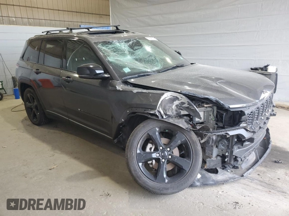 2023 Jeep Grand Cherokee Altitude with VIN 1C4RJHAGXP8701574, listed as a Copart auction lot 53596745 with 26,740 mi miles and Salvage title. Bid and sale history available at DreamBid. Image 4.