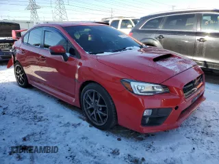 2017 Subaru WRX STI with VIN JF1VA2M67H9813782, listed as a Copart auction lot 87856365 with 91,158 mi miles and Salvage Title. Bid and sale history available at carsss.com. Image 4.