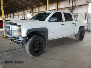 2014 Chevrolet Silverado 1500 Work Truck with VIN 3GCUKPEH0EG272876, listed as a Copart auction lot 82797464 with 148,730 mi miles and Salvage Title. Bid and sale history available at DreamBid. Image 1.