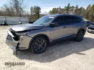 2022 Acura MDX w/A-Spec Package with VIN 5J8YE1H06NL040072, listed as a Copart auction lot 50463405 with 50,973 mi miles and Salvage Title. Bid and sale history available at carsss.com. Image 1.