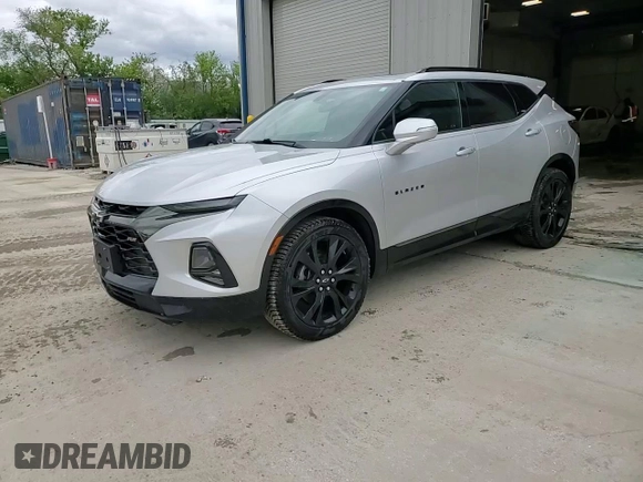2019 Chevrolet Blazer RS with VIN 3GNKBJRS7KS655188, listed as a Copart auction lot 58039685 with 102,148 mi miles and Non repairable. Bid and sale history available at DreamBid. Image 14.