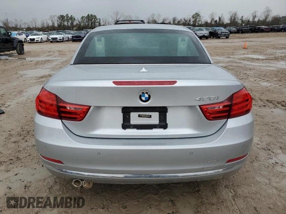 2014 BMW 4 Series 428i with VIN WBA3V7C50EJ873373, listed as a Copart auction lot 44395565 with 33,042 mi miles and Salvage title. Bid and sale history available at DreamBid. Image 6.