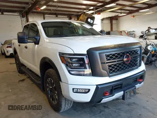 2024 Nissan Titan Pro-4X with VIN 1N6AA1ED0RN112314, listed as a IAAI auction lot 42465520 with 8,711 mi miles and . Bid and sale history available at DreamBid. Image 1.