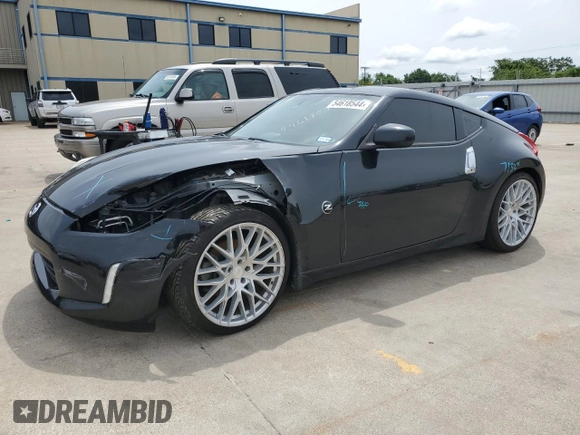 2016 Nissan 370Z with VIN JN1AZ4EH8GM936468, listed as a Copart auction lot 54618544 with 60,868 mi miles and Salvage Title. Bid and sale history available at carsss.com. Image 1.