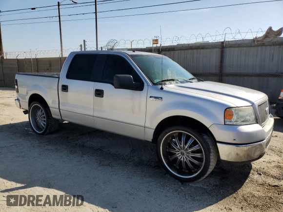 2006 Ford F-150 XLT with VIN 1FTPW12586FA87874, listed as a Copart auction lot 52639945 with 157,632 mi miles and Clean Title. Bid and sale history available at carsss.com. Image 4.