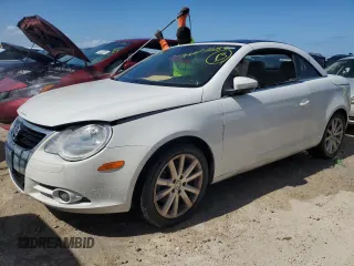 2011 Volkswagen Eos Komfort with VIN WVWBW7AH8BV004338, listed as a Copart auction lot 76603584 with Not Provided miles and Non Repairable. Bid and sale history available at DreamBid. Image 1.
