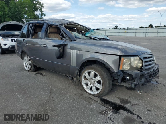 2006 Land Rover Range Rover HSE z VIN SALMF154X6A218685, wystawiony jako Copart lot #58928205 z przebiegiem Nie podano mil oraz Szkoda całkowita • Salvage title. Historia ofert i sprzedaży dostępna na DreamBid. Obrazek 7.