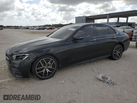 2022 Mercedes-Benz E-Class E 350 with VIN W1KZF8DB6NB090126, listed as a Copart auction lot 45505375 with 0 mi miles and Clean Title. Bid and sale history available at carsss.com. Image 1.