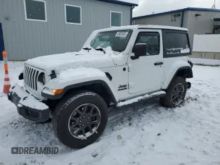 2021 Jeep Wrangler Sport S with VIN 1C4GJXAN5MW595297, listed as a Copart auction lot 45820485 with 62,429 mi miles and Salvage Title. Bid and sale history available at DreamBid. Image 1.