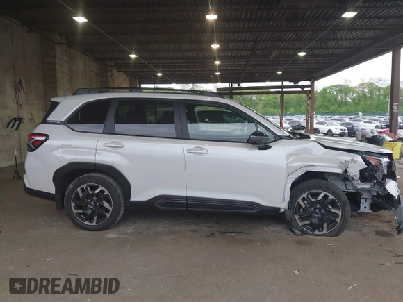 2025 Subaru Forester Limited with VIN JF2SLDRC5SH542155, listed as a IAAI auction lot 42285852 with 4,719 mi miles and . Bid and sale history available at DreamBid. Image 13.