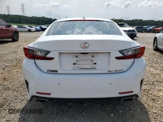 2017 Lexus RC 200t with VIN JTHHA5BC9H5007109, listed as a Copart auction lot 60424705 with 52,543 mi miles and Salvage title. Bid and sale history available at DreamBid. Image 6.