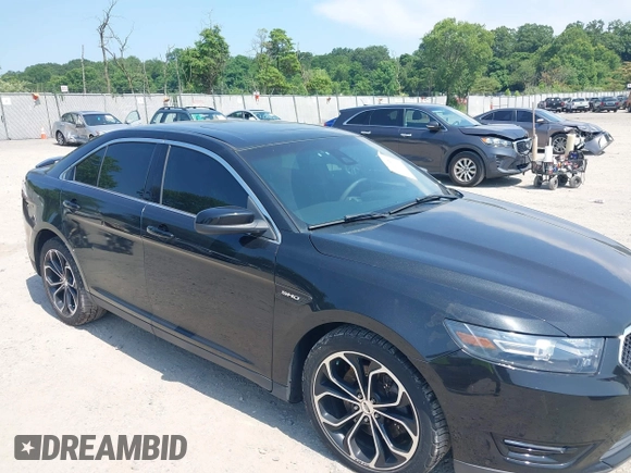 2015 Ford Taurus SHO with VIN 1FAHP2KT8FG166614, listed as a IAAI auction lot 42613481 with 97,361 mi miles and . Bid and sale history available at DreamBid. Image 6.