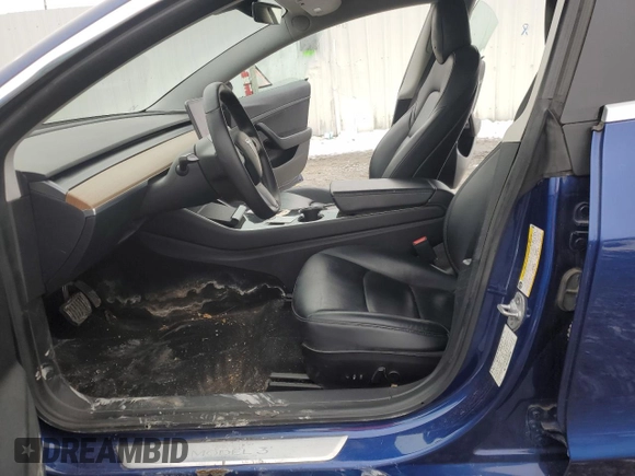 2020 Tesla Model 3 Standard Range Plus with VIN 5YJ3E1EA5LF625456, listed as a Copart auction lot 80926294 with 118,358 mi miles and Salvage Title. Bid and sale history available at DreamBid. Image 7.