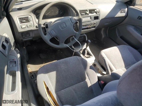 1997 Honda Civic EX with VIN 1HGEJ8142VL136575, listed as a Copart auction lot 49732395 with 296,782 mi miles and Salvage Title. Bid and sale history available at carsss.com. Image 8.