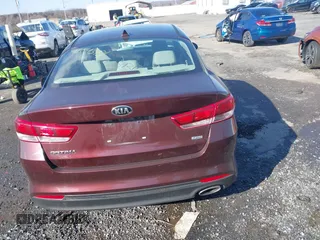 2016 Kia Optima LX Turbo with VIN 5XXGT4L14GG001906, listed as a IAAI auction lot 41543931 with 34,907 mi miles. Bid and sale history available at carsss.com. Image 16.