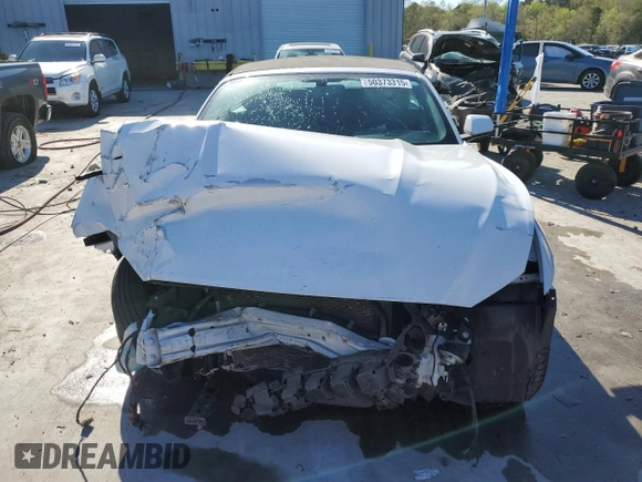 2017 Ford Mustang V6 with VIN 1FATP8EM8H5271878, listed as a Copart auction lot 50373315 with 47,406 mi miles and Salvage Title. Bid and sale history available at carsss.com. Image 5.