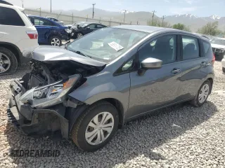 2017 Nissan Note S Plus with VIN 3N1CE2CP5HL381087, listed as a Copart auction lot 56511705 with 67,525 mi miles and Salvage title. Bid and sale history available at DreamBid. Image 1.