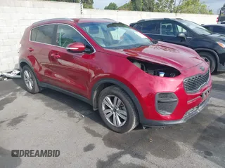 2018 Kia Sportage LX with VIN KNDPM3ACXJ7461874, listed as a IAAI auction lot 42064801 with 123,809 mi miles and . Bid and sale history available at carsss.com. Image 1.