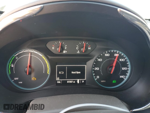 2017 Chevrolet Malibu Hybrid with VIN 1G1ZJ5SU1HF123647, listed as a Copart auction lot 85096404 with 87,267 mi miles and Salvage Title. Bid and sale history available at DreamBid. Image 9.