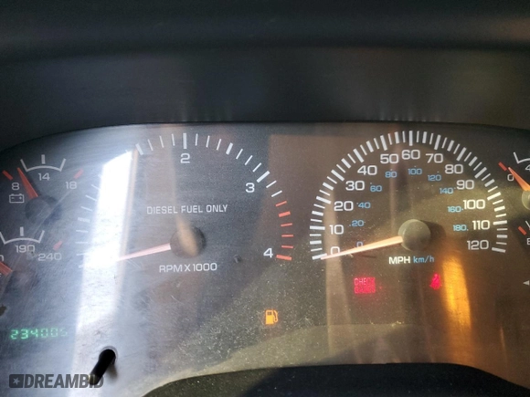 1999 Dodge Ram 2500 with VIN 1B7KF2361XJ635946, listed as a Copart auction lot 87236594 with 234,005 mi miles and Salvage Title. Bid and sale history available at carsss.com. Image 9.