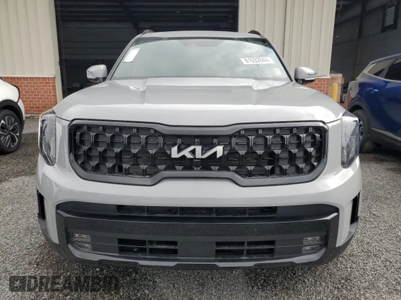 2024 Kia Telluride SX X-Line with VIN 5XYP5DGC0RG543458, listed as a Copart auction lot 81032644 with 18 mi miles and Salvage Title. Bid and sale history available at carsss.com. Image 5.