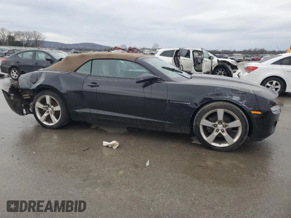 2012 Chevrolet Camaro 2LT with VIN 2G1FC3D35C9105031, listed as a Copart auction lot 43191605 with 248,563 mi miles and Salvage title. Bid and sale history available at DreamBid. Image 4.