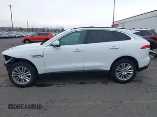 2018 Jaguar F-Pace 25t Prestige with VIN SADCK2FX5JA258604, listed as a IAAI auction lot 41752409 with 107,840 mi miles and . Bid and sale history available at DreamBid. Image 15.