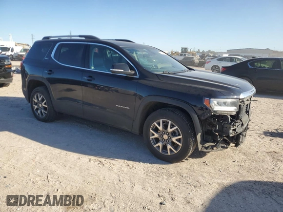 2021 GMC Acadia SLT with VIN 1GKKNMLS7MZ130104, listed as a Copart auction lot 46945175 with 97,873 mi miles and Salvage Title. Bid and sale history available at carsss.com. Image 4.