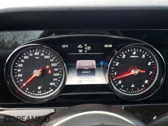 2019 Mercedes-Benz E-Class E 450 with VIN WDD1J6JB3KF078296, listed as a Copart auction lot 88842375 with 43,443 mi miles and Salvage Title. Bid and sale history available at carsss.com. Image 9.
