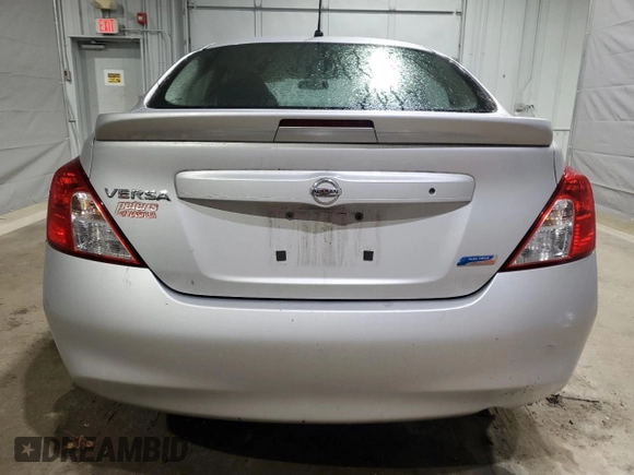 2014 Nissan Versa SV with VIN 3N1CN7AP2EL829720, listed as a Copart auction lot 51976715 with 38,914 mi miles and Salvage Title. Bid and sale history available at DreamBid. Image 6.