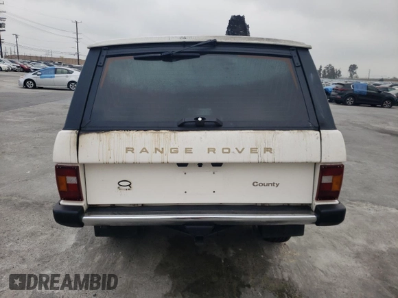 1995 Land Rover Range Rover County Classic with VIN SALHE1243SA659982, listed as a Copart auction lot 53529834 with 0 mi miles and Non Repairable. Bid and sale history available at carsss.com. Image 6.