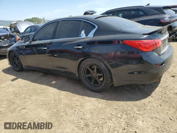 2017 Infiniti Q50 Signature Edition with VIN JN1EV7AP2HM731032, listed as a Copart auction lot 51240595 with 68,802 mi miles and Salvage Title. Bid and sale history available at DreamBid. Image 2.