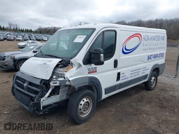 2018 Ram ProMaster Cargo with VIN 3C6TRVAG1JE105819, listed as a IAAI auction lot 41920111 with 185,025 mi miles and . Bid and sale history available at DreamBid. Image 2.
