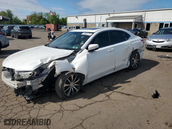 2017 Acura TLX Technology z VIN 19UUB1F58HA005393, wystawiony jako Copart lot #56002715 z przebiegiem 110 215 mil mil oraz Nie do naprawy • Non repairable. Historia ofert i sprzedaży dostępna na DreamBid. Obrazek 1.