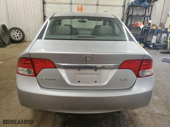 2009 Honda Civic Sdn LX with VIN 19XFA16519E051866, listed as a Copart auction lot 49695995 with 154,798 mi miles and Non Repairable. Bid and sale history available at carsss.com. Image 6.