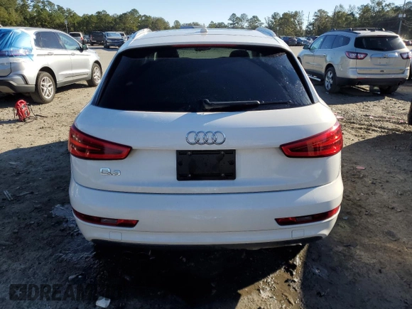 2015 Audi Q3 Premium Plus with VIN WA1BFCFS7FR014199, listed as a Copart auction lot 81987154 with 62,071 mi miles and Salvage title. Bid and sale history available at DreamBid. Image 6.