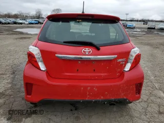 2014 Toyota Yaris L with VIN JTDKTUD34ED578405, listed as a Copart auction lot 51977115 with 92,721 mi miles and Salvage Title. Bid and sale history available at carsss.com. Image 6.