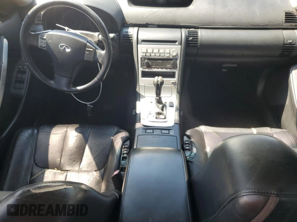 2005 Infiniti G35 with VIN JNKCV51F15M303608, listed as a Copart auction lot 51694325 with 186,375 mi miles and Salvage Title. Bid and sale history available at DreamBid. Image 8.