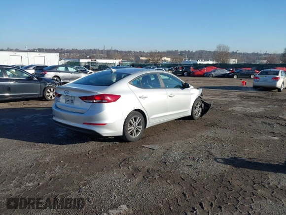 2018 Hyundai Elantra SEL with VIN 5NPD84LF0JH258721, listed as a IAAI auction lot 41829387 with 94,124 mi miles and . Bid and sale history available at DreamBid. Image 4.