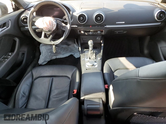 2018 Audi A3 Sedan Premium with VIN WAUB8GFFXJ1076839, listed as a Copart auction lot 43738434 with 61,482 mi miles. Bid and sale history available at carsss.com. Image 8.
