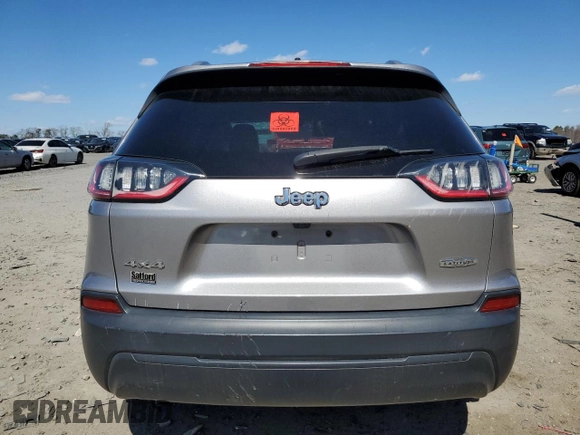 2019 Jeep Cherokee Latitude Plus with VIN 1C4PJMLB7KD194683, listed as a Copart auction lot 50897765 with 167,710 mi miles and Salvage Title. Bid and sale history available at carsss.com. Image 6.