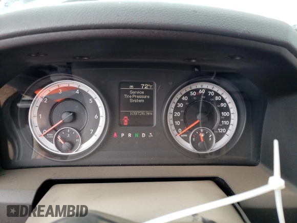 2013 Ram 1500 Tradesman z VIN 3C6JR6AP0DG541535, wystawiony jako Copart lot #66957284 z przebiegiem 109 726 mil mil oraz Szkoda całkowita • Salvage title. Historia ofert i sprzedaży dostępna na DreamBid. Obrazek 9.