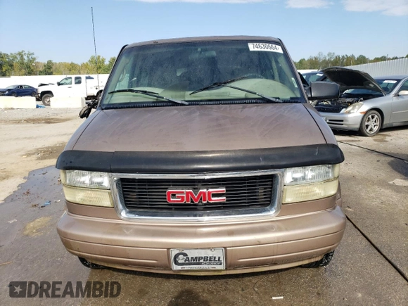 2003 GMC Safari z VIN 1GKDM19X23B509936, wystawiony jako Copart lot #74630664 z przebiegiem 168 970 mil mil oraz Nie do naprawy • Non repairable. Historia ofert i sprzedaży dostępna na DreamBid. Obrazek 5.