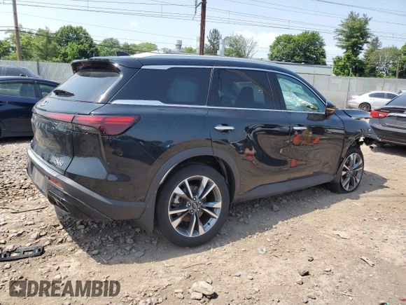 2023 Infiniti QX60 Luxe с VIN 5N1DL1FS4PC369620, выставлен на аукционе Copart как лот 59910455 с пробегом 21 157 миль миль и Списание • Salvage title. История ставок и продаж доступна на DreamBid. Изображение 3.