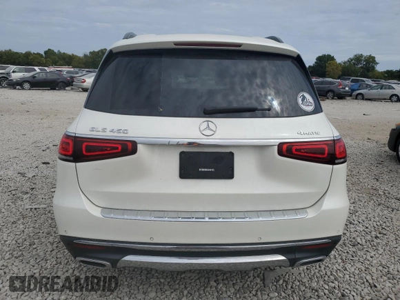 2021 Mercedes-Benz GLS 450 with VIN 4JGFF5KE1MA495268, listed as a Copart auction lot 71190004 with 47,112 mi miles and Salvage Title. Bid and sale history available at DreamBid. Image 6.