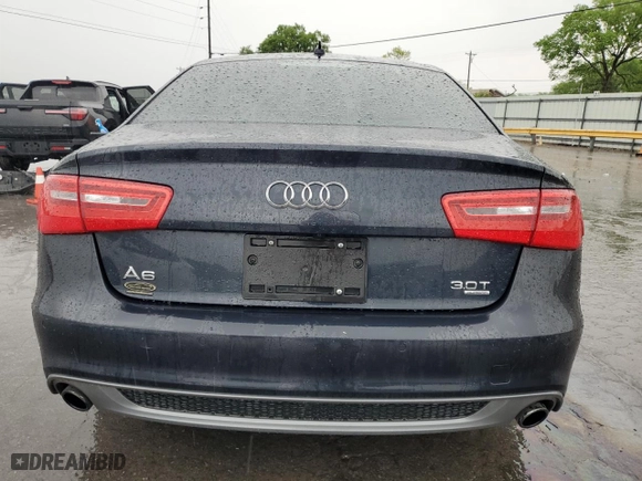 2012 Audi A6 3.0T Prestige with VIN WAUBGAFC3CN007282, listed as a Copart auction lot 53964355 with 145,743 mi miles and Salvage Title. Bid and sale history available at carsss.com. Image 6.