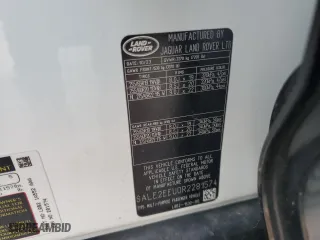 2024 Land Rover Defender X-Dynamic SE with VIN SALE2EEU0R2281574, listed as a Copart auction lot 64271554 with 8,097 mi miles and Salvage Title. Bid and sale history available at carsss.com. Image 13.