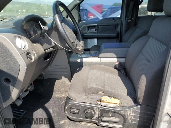 2006 Ford F-150 XLT with VIN 1FTPW14576FA46097, listed as a Copart auction lot 62087385 with 261,600 mi miles and Clean title. Bid and sale history available at DreamBid. Image 7.