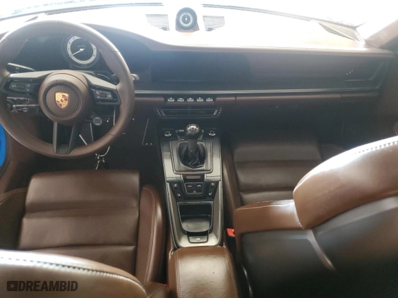 2022 Porsche 911 Carrera S with VIN WP0CB2A9XNS244573, listed as a Copart auction lot 74810984 with 0 mi miles and Non Repairable. Bid and sale history available at carsss.com. Image 8.